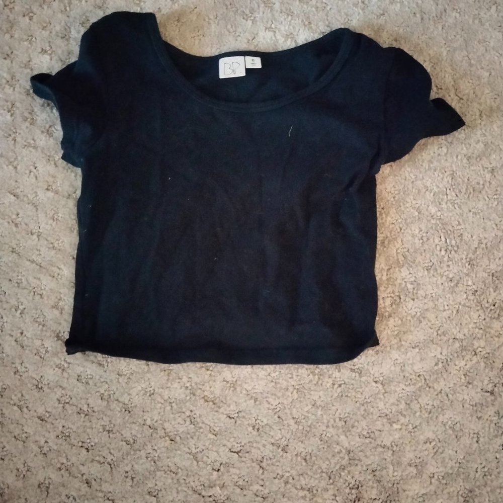 Black Crop Top